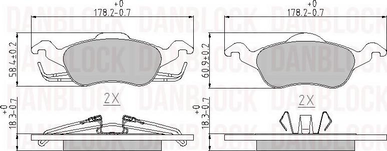 DAN-BLOCK DB 510345 - Jarrupala, levyjarru inparts.fi