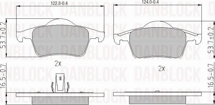 DAN-BLOCK DB 510346 - Jarrupala, levyjarru inparts.fi