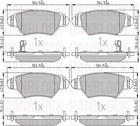 DAN-BLOCK DB 510341 - Jarrupala, levyjarru inparts.fi