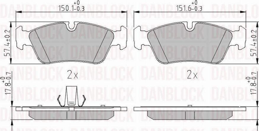 DAN-BLOCK DB 510348 - Jarrupala, levyjarru inparts.fi