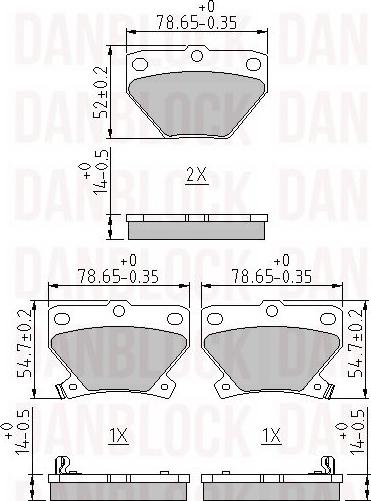 DAN-BLOCK DB 510359 - Jarrupala, levyjarru inparts.fi