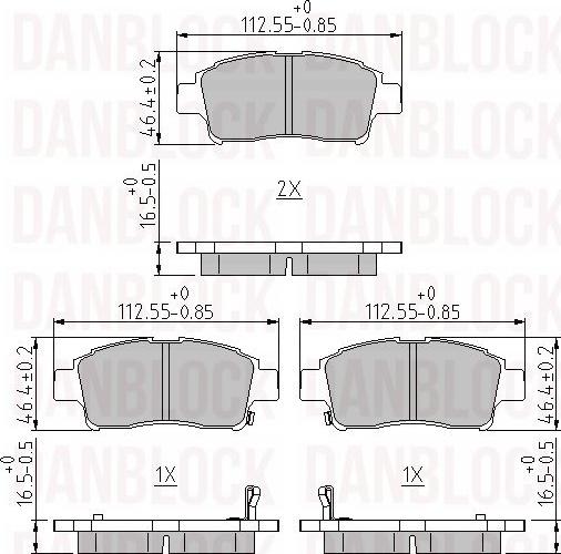 DAN-BLOCK DB 510358 - Jarrupala, levyjarru inparts.fi