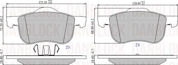 DAN-BLOCK DB 510352 - Jarrupala, levyjarru inparts.fi