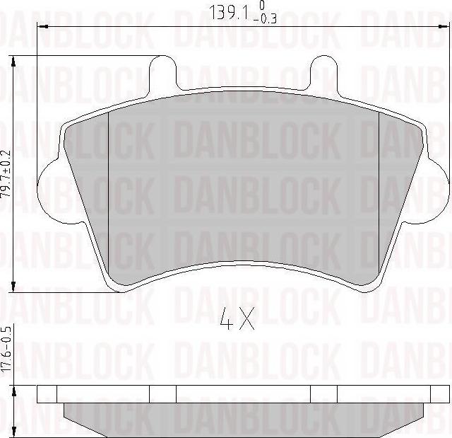 DAN-BLOCK DB 510368 - Jarrupala, levyjarru inparts.fi