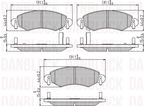 DAN-BLOCK DB 510367 - Jarrupala, levyjarru inparts.fi