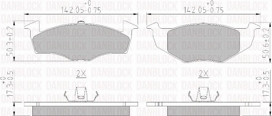 DAN-BLOCK DB 510307 - Jarrupala, levyjarru inparts.fi