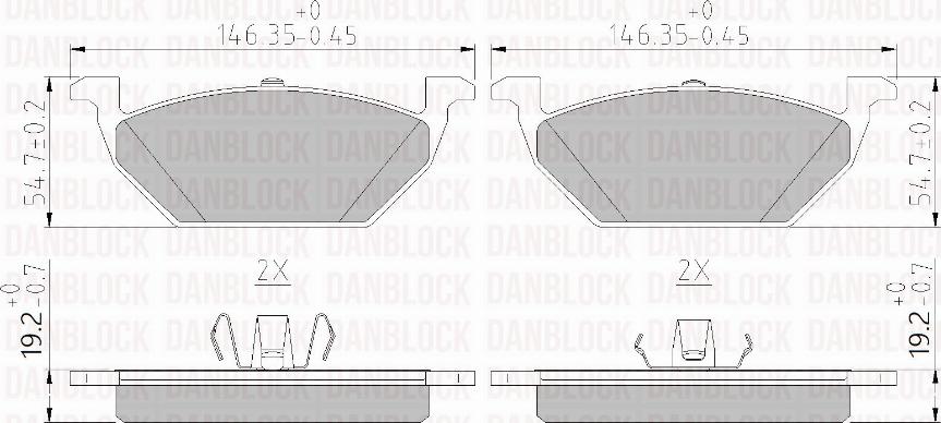 DAN-BLOCK DB 510382 - Jarrupala, levyjarru inparts.fi