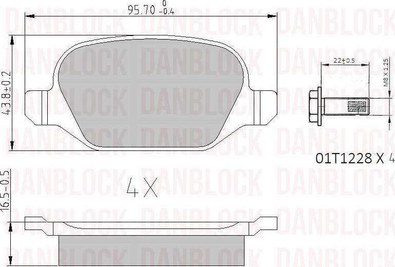 DAN-BLOCK DB 510387 - Jarrupala, levyjarru inparts.fi