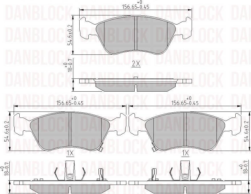 DAN-BLOCK DB 510339 - Jarrupala, levyjarru inparts.fi