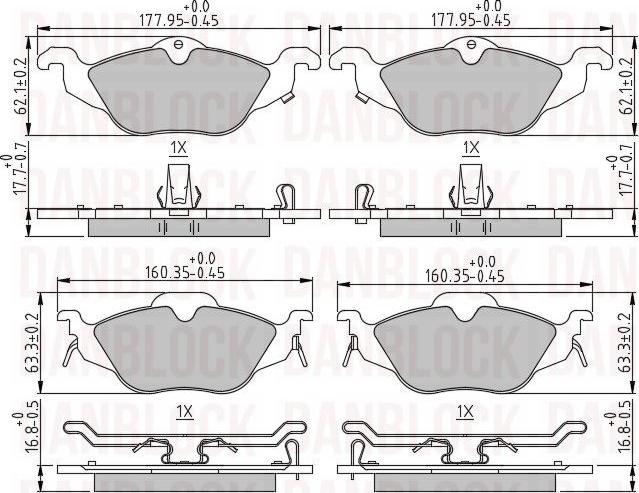 DAN-BLOCK DB 510335 - Jarrupala, levyjarru inparts.fi