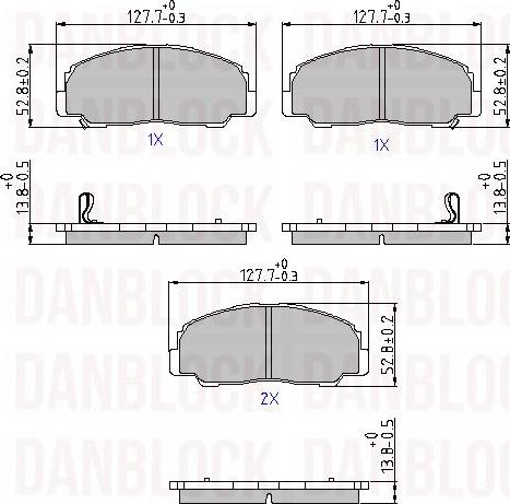 DAN-BLOCK DB 510330 - Jarrupala, levyjarru inparts.fi