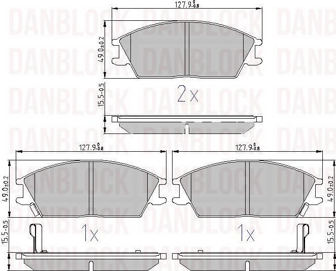 DAN-BLOCK DB 510320 - Jarrupala, levyjarru inparts.fi