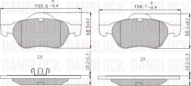 DAN-BLOCK DB 510376 - Jarrupala, levyjarru inparts.fi