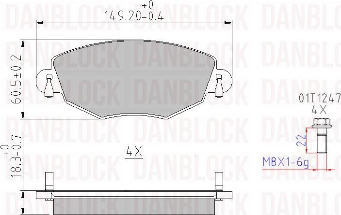 DAN-BLOCK DB 510371 - Jarrupala, levyjarru inparts.fi