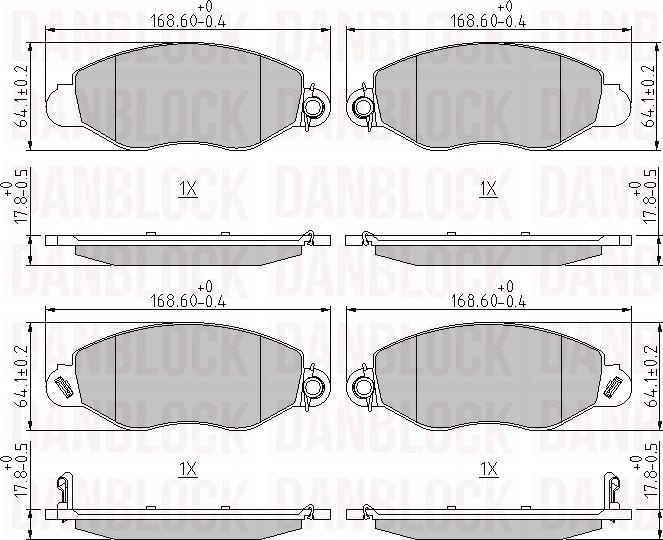 DAN-BLOCK DB 510373 - Jarrupala, levyjarru inparts.fi