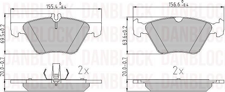 DAN-BLOCK DB 510299 - Jarrupala, levyjarru inparts.fi