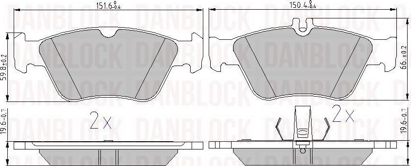 DAN-BLOCK DB 510293 - Jarrupala, levyjarru inparts.fi