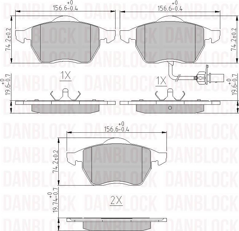 DAN-BLOCK DB 510244 - Jarrupala, levyjarru inparts.fi