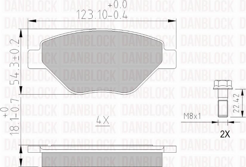 DAN-BLOCK DB 510241 - Jarrupala, levyjarru inparts.fi