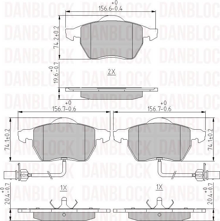 DAN-BLOCK DB 510243 - Jarrupala, levyjarru inparts.fi