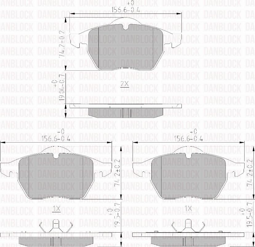 DAN-BLOCK DB 510263 - Jarrupala, levyjarru inparts.fi