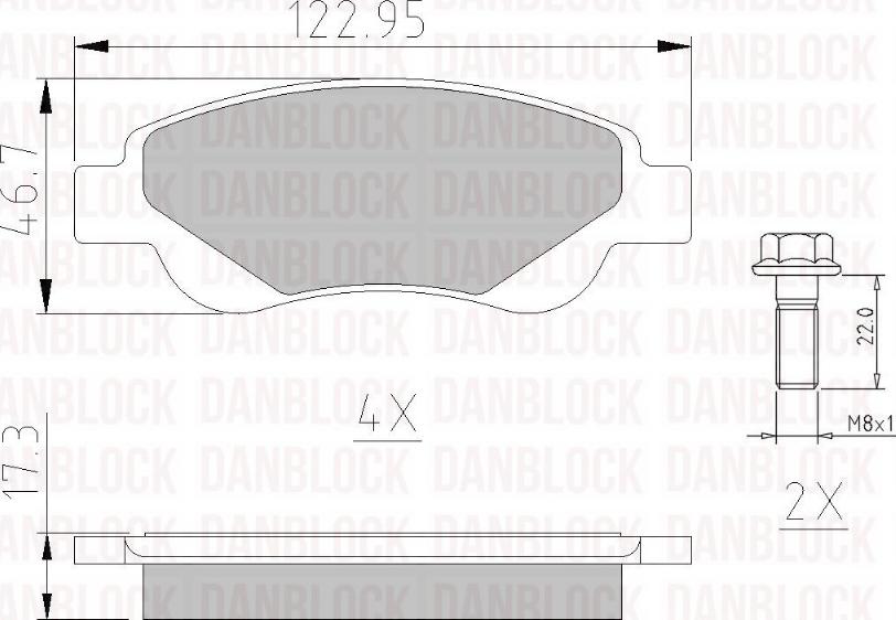 DAN-BLOCK DB 510215 - Jarrupala, levyjarru inparts.fi