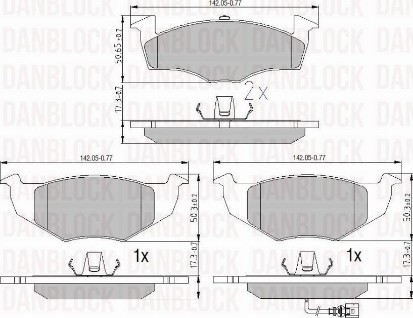 DAN-BLOCK DB 510216 - Jarrupala, levyjarru inparts.fi