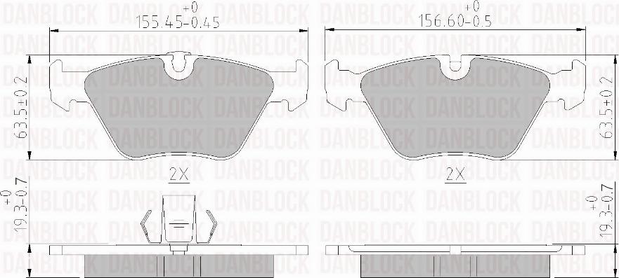 DAN-BLOCK DB 510289 - Jarrupala, levyjarru inparts.fi