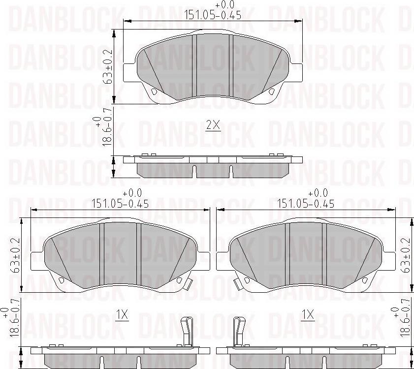 DAN-BLOCK DB 510235 - Jarrupala, levyjarru inparts.fi