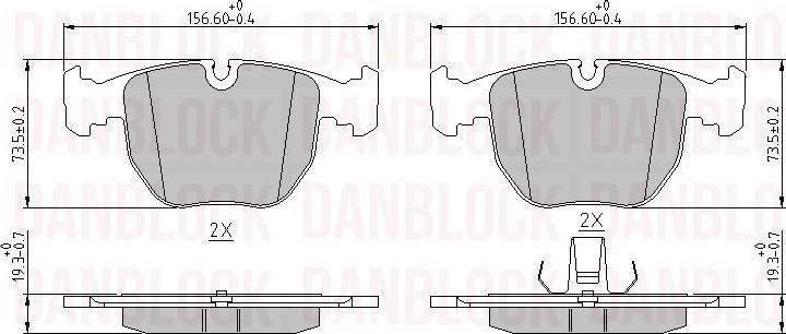 DAN-BLOCK DB 510224 - Jarrupala, levyjarru inparts.fi