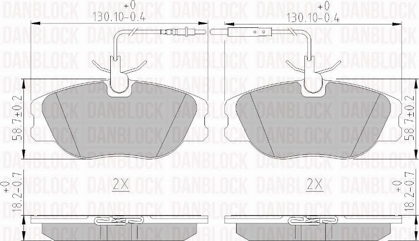 DAN-BLOCK DB 510274 - Jarrupala, levyjarru inparts.fi