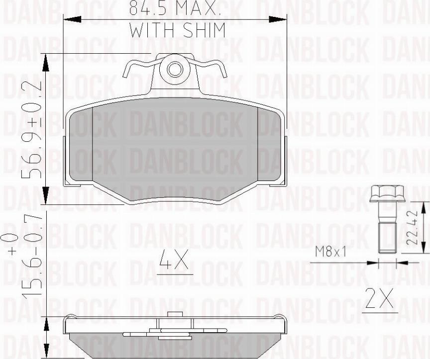 DAN-BLOCK DB 510277 - Jarrupala, levyjarru inparts.fi