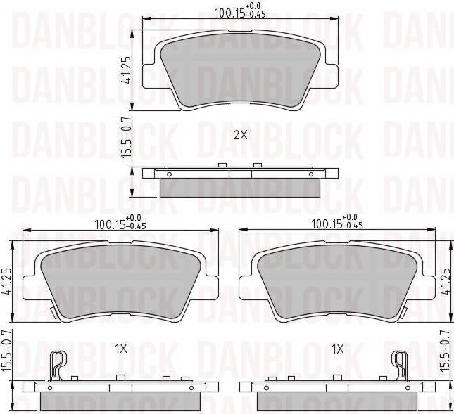 DAN-BLOCK DB 510795 - Jarrupala, levyjarru inparts.fi