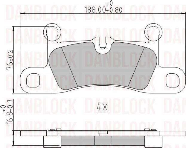 DAN-BLOCK DB 510798 - Jarrupala, levyjarru inparts.fi