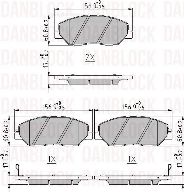 DAN-BLOCK DB 510746 - Jarrupala, levyjarru inparts.fi