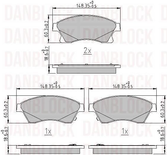 DAN-BLOCK DB 510759 - Jarrupala, levyjarru inparts.fi