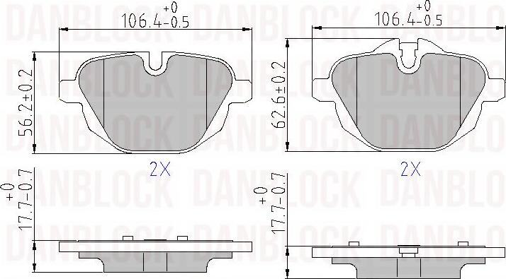 DAN-BLOCK DB 510754 - Jarrupala, levyjarru inparts.fi