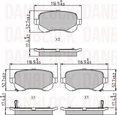 DAN-BLOCK DB 510758 - Jarrupala, levyjarru inparts.fi