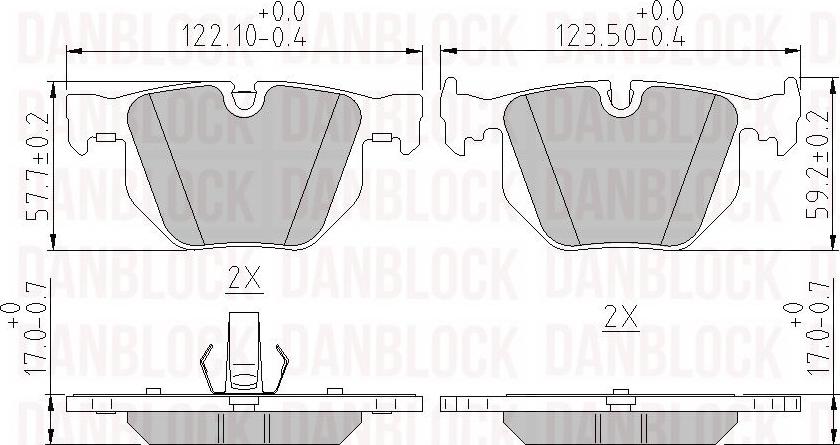 DAN-BLOCK DB 510752 - Jarrupala, levyjarru inparts.fi