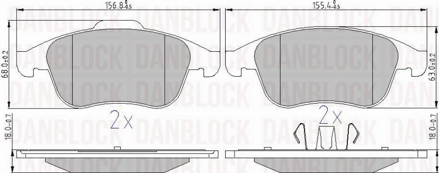 DAN-BLOCK DB 510765 - Jarrupala, levyjarru inparts.fi