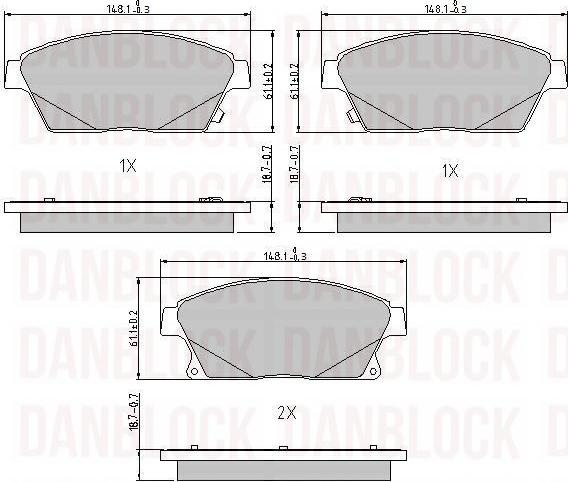 DAN-BLOCK DB 510760 - Jarrupala, levyjarru inparts.fi