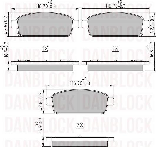 DAN-BLOCK DB 510761 - Jarrupala, levyjarru inparts.fi