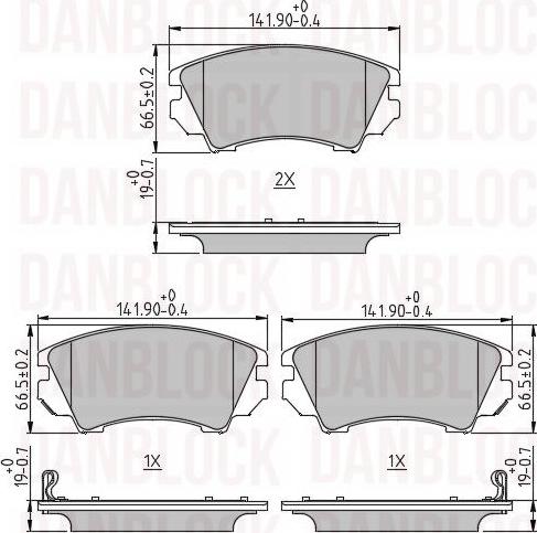 DAN-BLOCK DB 510704 - Jarrupala, levyjarru inparts.fi