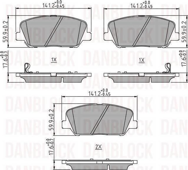 DAN-BLOCK DB 510788 - Jarrupala, levyjarru inparts.fi