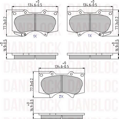 DAN-BLOCK DB 510731 - Jarrupala, levyjarru inparts.fi