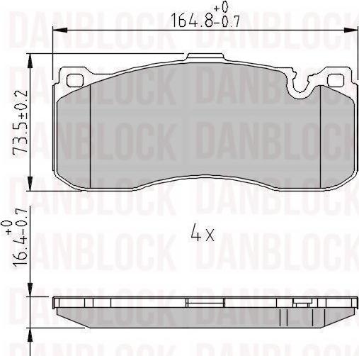 DAN-BLOCK DB 510724 - Jarrupala, levyjarru inparts.fi