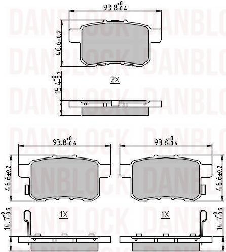 DAN-BLOCK DB 510728 - Jarrupala, levyjarru inparts.fi