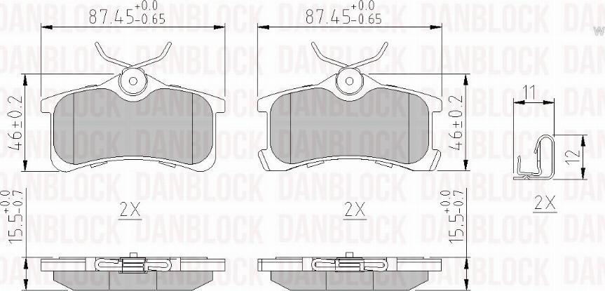 DAN-BLOCK DB 510778 - Jarrupala, levyjarru inparts.fi