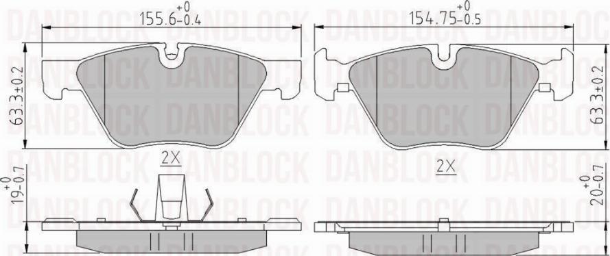 DAN-BLOCK DB 511497 - Jarrupala, levyjarru inparts.fi