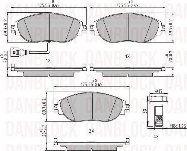 DAN-BLOCK DB 511484 - Jarrupala, levyjarru inparts.fi